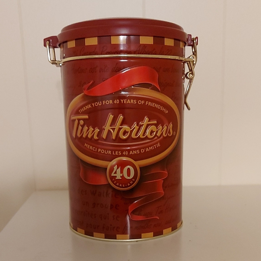 Tim Hortons Red Collectible Tin
